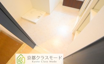 脱衣スペース　※室内写真は606号室のものです。
