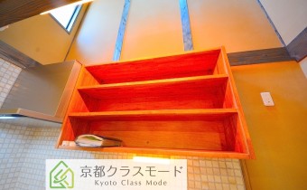 キッチンの上部棚