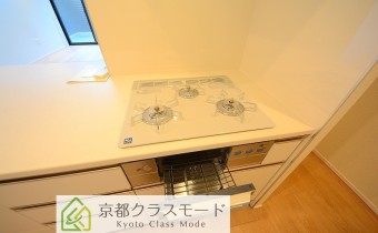 3口ガスコンロ(グリル付き)