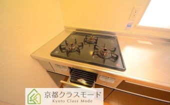3口ガスコンロ(グリル付)
