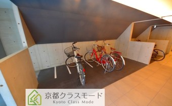 内部の駐輪場