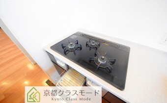 3口ガスコンロ（グリル付き）