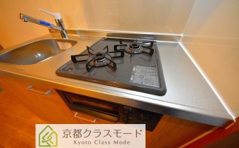 2口ガスコンロ（グリル付）