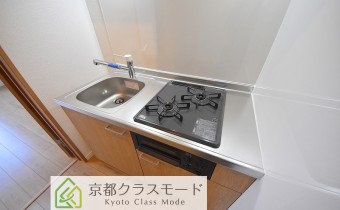 2口ガスシステムキッチン（グリル付）