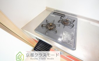 2口ガスコンロ（グリル付き）
