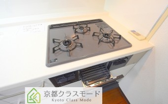 3口ガスコンロ（グリル付）