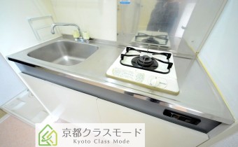 1口ガスコンロ＆シンク