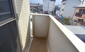 脱衣所のベランダ