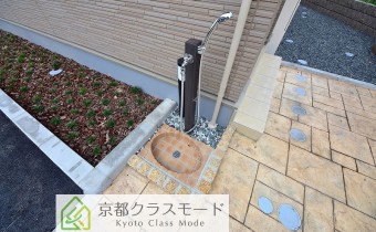 ペット用足洗い場