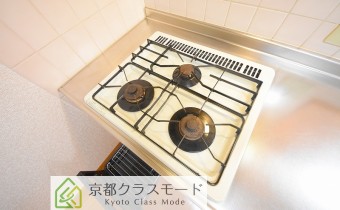 3口ガスコンロ（グリル付き）