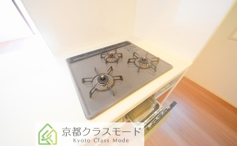 3口ガスコンロ（グリル付き）