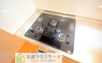 3口ガスコンロ（グリル付）