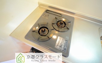2口ガスコンロ(グリル付)
