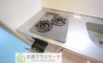 2口ガスコンロ（グリル付）