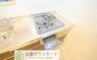 2口ガスコンロ（グリル付き）