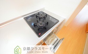 2口ガスコンロ（グリル付）