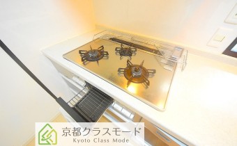 3口ガスコンロ（グリル付き）