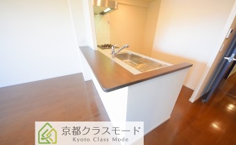 カウンター　※室内写真は同マンション内の別タイプのお部屋のものです。参考にご覧ください。