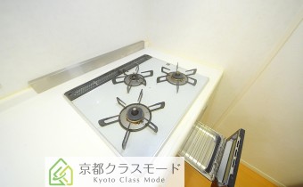 3口ガスコンロ（グリル付き）