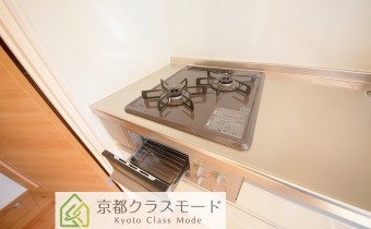 2口ガスコンロ（グリル付き）