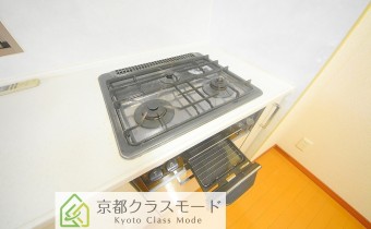 3口ガスコンロ（グリル付き）