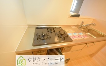 3口ガスコンロ（グリル付き）