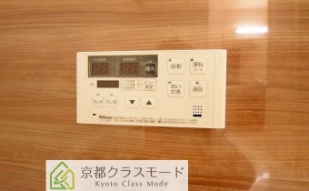 追い焚き機能付バス