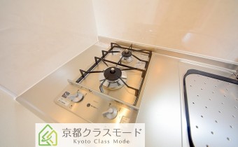 ２口ガスコンロ　※同タイプ施工例