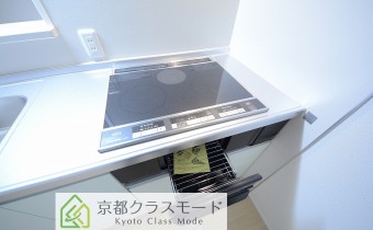 3口IHコンロ+グリル付き