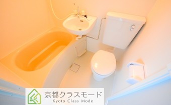 ユニットバス（浴槽は大きめです）