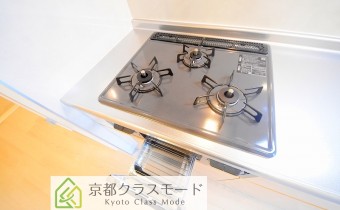 3口ガスコンロ＆グリル