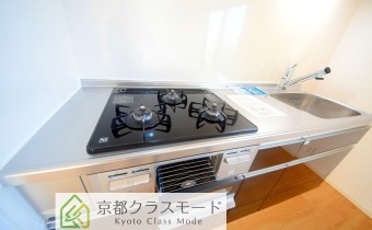 3口ガスコンロ（グリル付）