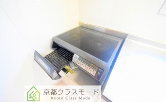 2口IHコンロ＆グリル付き