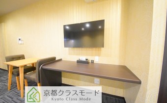 壁掛TV+デスク