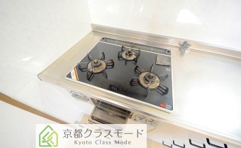 3口ガスコンロ（グリル付）