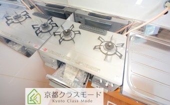 2口ガスコンロ（グリル付）