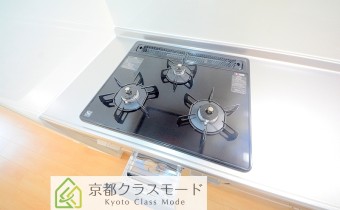 3口ガスコンロ（グリル付）