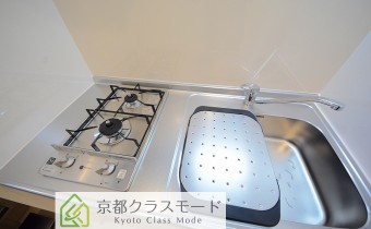 2口ガスコンロ+シンク