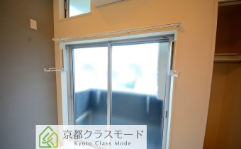 室内干し用の器具も付いてます！