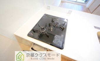2口ガスコンロ（グリル付）