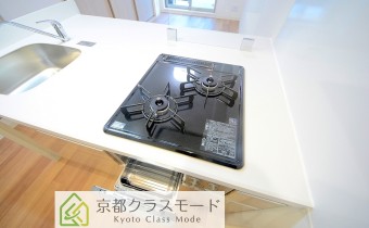 2口ガスコンロ（グリル付）