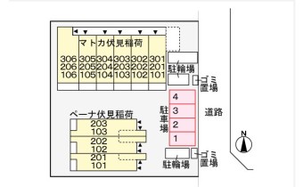 ガレージ＆配置図