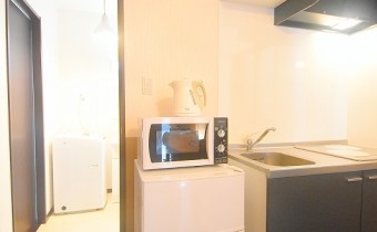 冷蔵庫＆電子レンジ付き♪