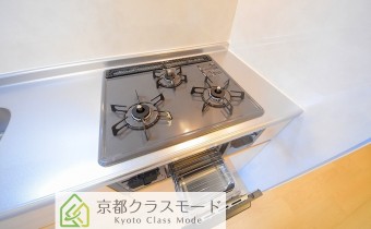 3口ガスコンロ＆グリル