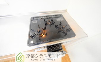 3口ガスコンロ＆グリル
