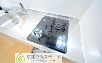 2口ガスコンロ（グリル付）