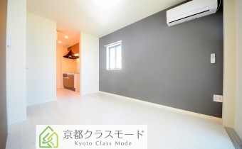 お洒落なアクセントクロスが印象的♪8.6帖のLDK♪