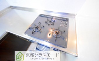 3口ガスコンロ（グリル付）