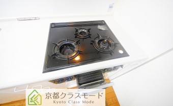 3口ガスコンロ＆グリル