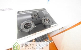 3口ガスコンロ(グリル付)